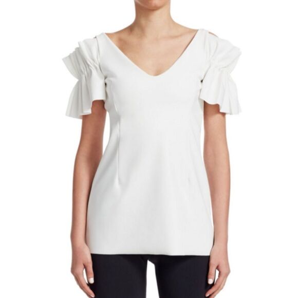 Chiara Boni La Petite Robe Tajina Top in White